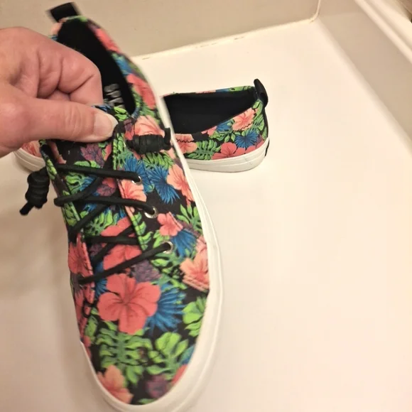SPERRY TOP SIDER TROPICAL PRINT EUC - Picture 4 of 16